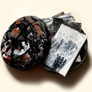 Junk Journal Pack 35+ Hand painted Pieces, Grunge Joy Collection 4- Limited Ed.